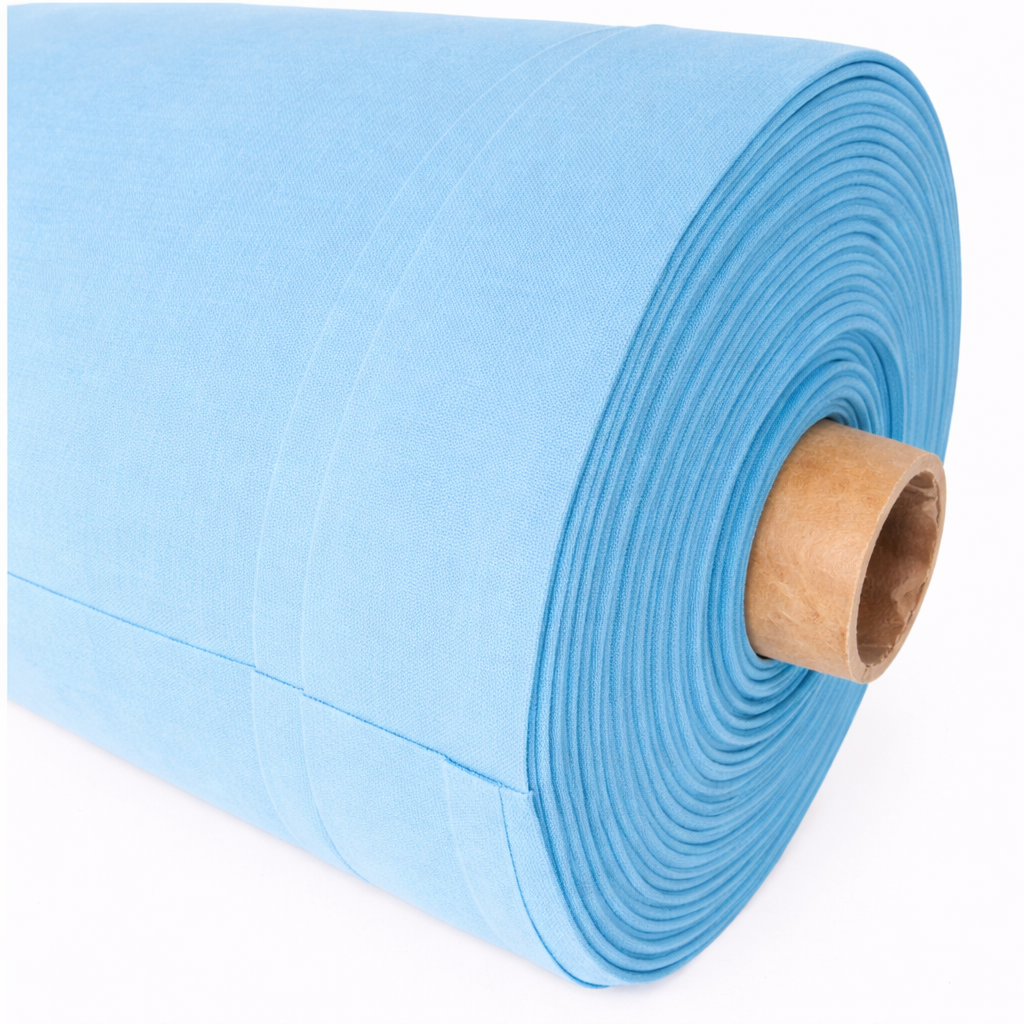 Coton Gratté Bleu Céleste (1 Face) M1