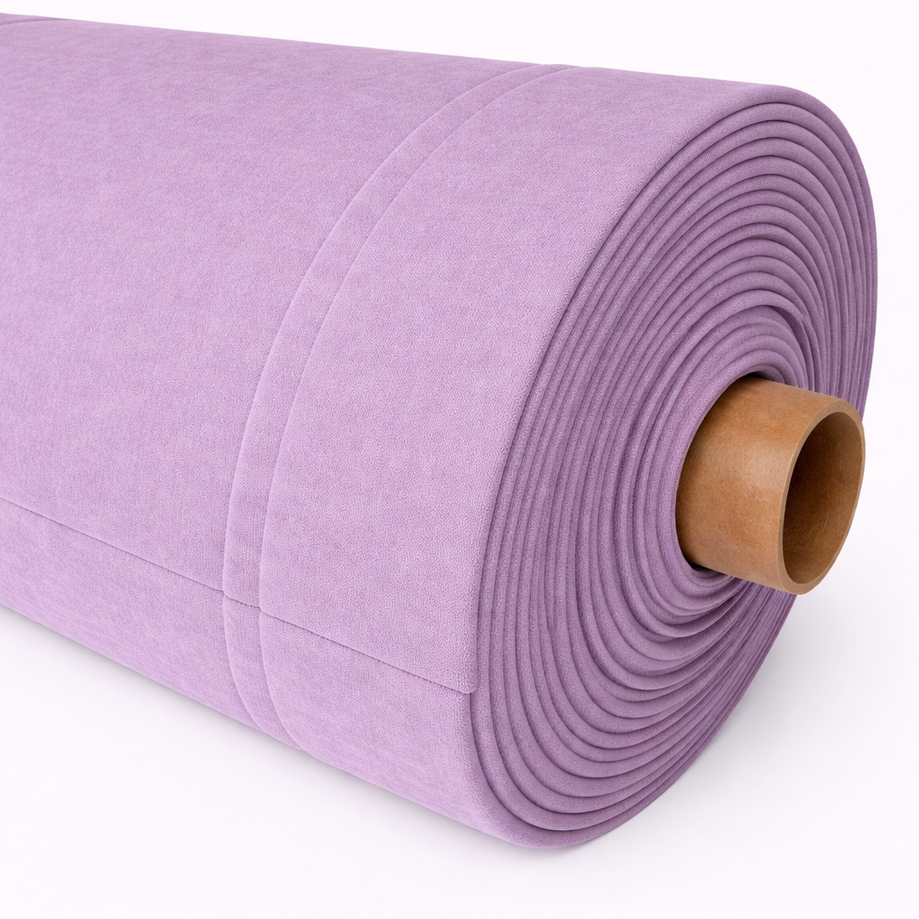 Coton Gratté  Mauve (1 Face) M1