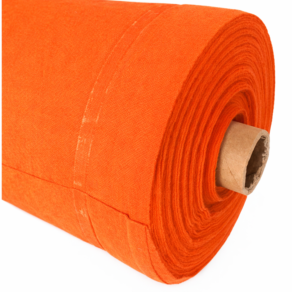 Cotton Gratté Orange (1 Face) M1