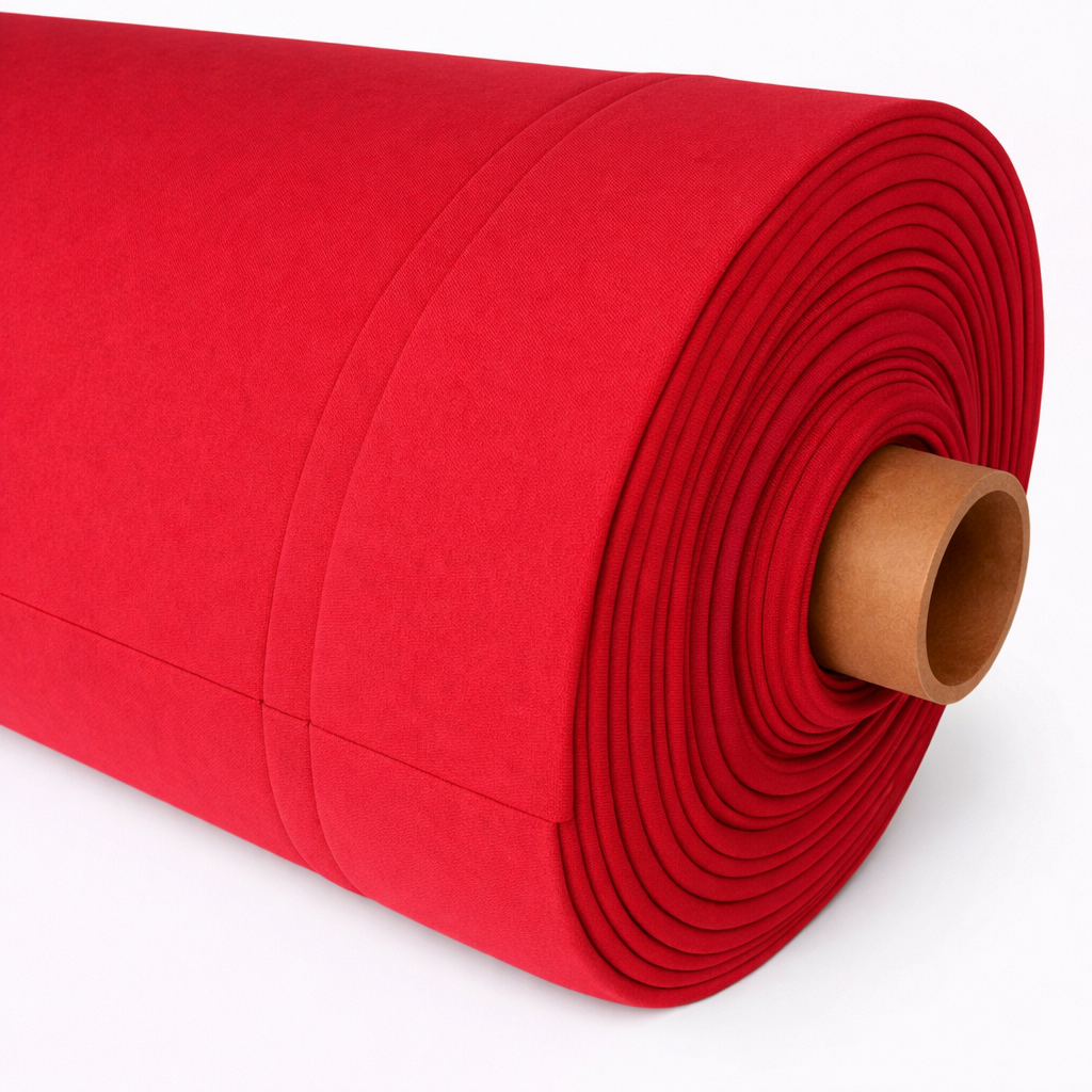 Coton Gratté Rouge (1 Face) M1